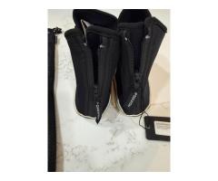 Poseidon “One Shoe” Bootie in Black and White