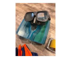 Mares Tempered Glass Scuba Diving Mask + Case